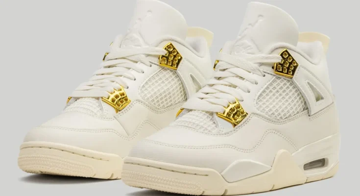 Jordan 4 Retro Metallic Gold in 2025