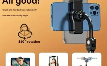 The Ultimate Adjustable Height Multi-Angle ABS Smartphone Holder Just in Rs:200